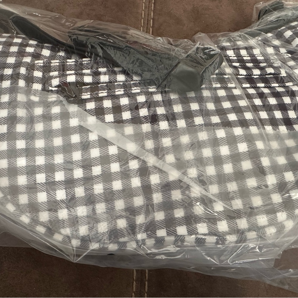 Wild Fable Black and White Checkered Crossbody Bag
